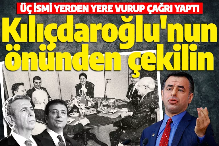 CHP'li Barış Yarkadaş'tan üç isme bombardıman: Çekilin Kılıçdaroğlu'nun önünden