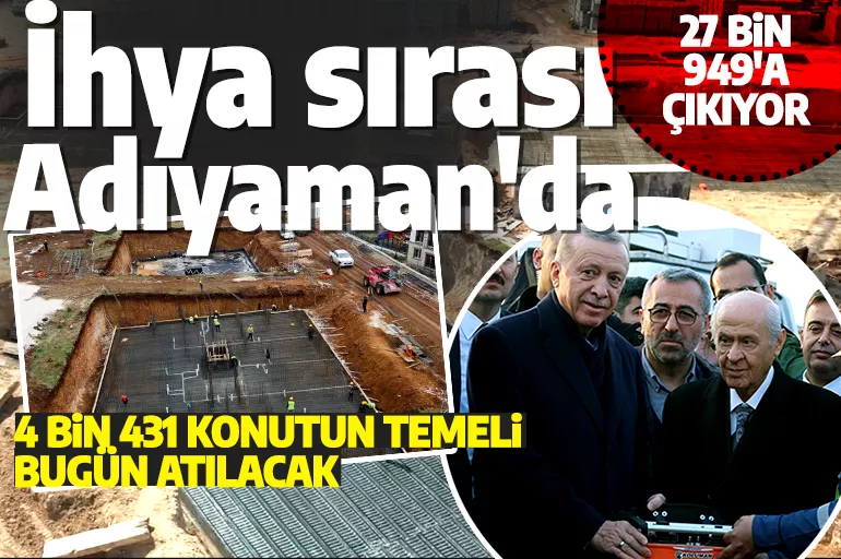 Cumhurbaşkanı Erdoğan deprem bölgesi Adıyaman'a gidiyor