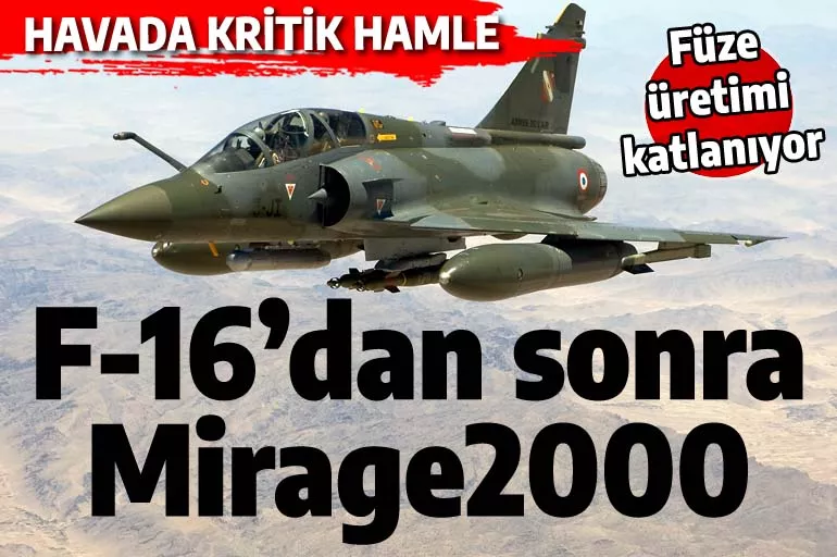 F-16'lardan sonra şimdi de Mirage 2000! Denizaltı mesajına böyle cevap verdiler: Füzeleri ikiye katlayın