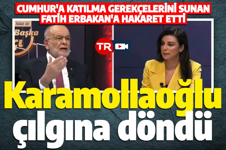 Karamollaoğlu çılgına döndü: Fatih Erbakan'a resmen hakaret etti