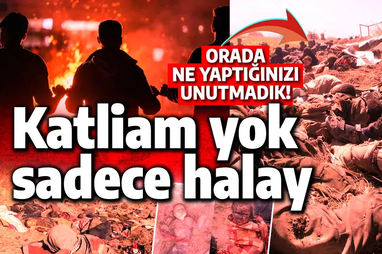 Katliam yok, bu kez sadece halay: PKK'lı teröristler Amerikan askeriyle ateşten atlıyor