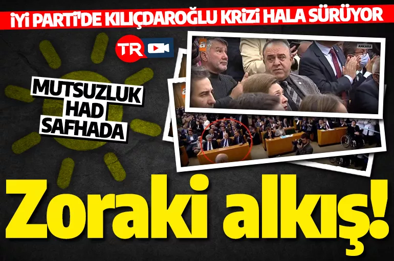 Mutsuzluk had safhada! İYİ Parti'de grup toplantısında Kılıçdaroğlu için zoraki alkış!