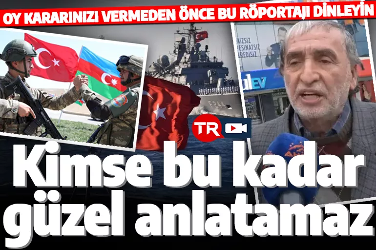 Seçim öncesi vatandaştan çağrı: Bağımsız Türkiye'nin, milli ordunun, milli istihbaratın kıymetini bilmeye çağırıyorum