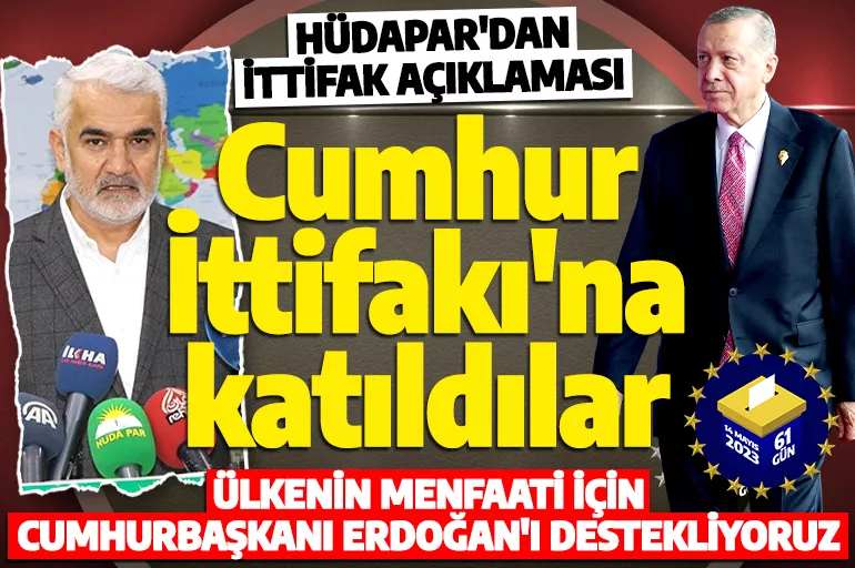 Son dakika: AK Parti'den HÜDA-PAR açıklaması! Cumhurbaşkanı Erdoğan'ı destekleyecekler