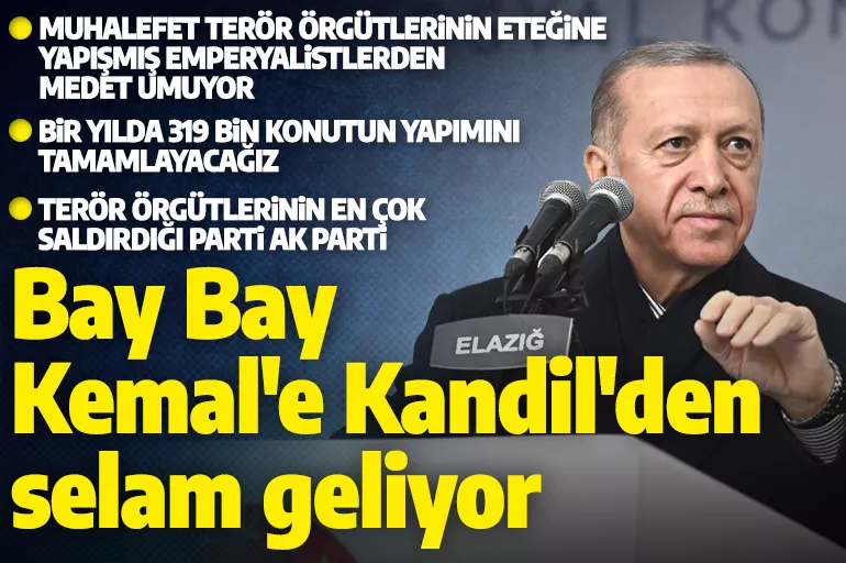 Cumhurbaşkanı Erdoğan: Bu millet teröristlerle el el olanlara yol vermeyecek