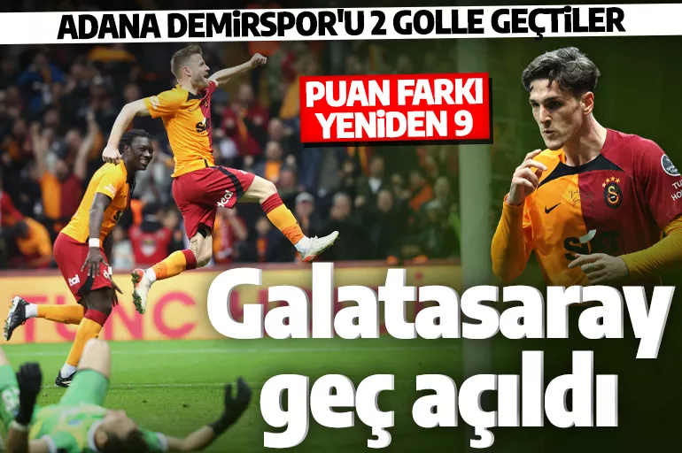 Son dakika... Galatasaray zorlu maçtan 3 puanla çıktı