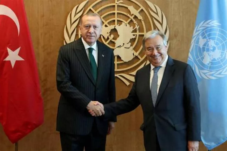 BM'den Cumhurbaşkanı Erdoğan'a tahıl koridoru teşekkürü: 'Çabaları için minnettarız'