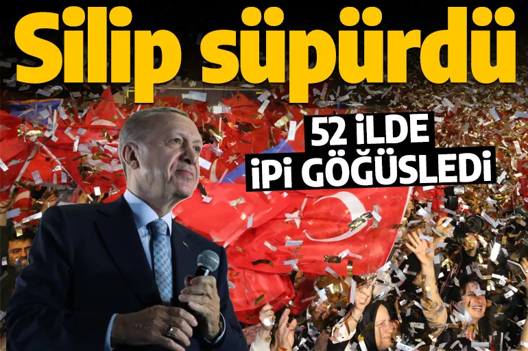 Cumhurbaşkanı Erdoğan 52 ilde ipi göğüsledi