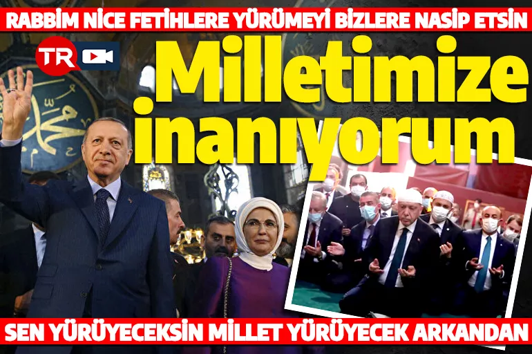 Cumhurbaşkanı Erdoğan: Rabbim nice fetihlere yürümeyi bizlere nasip etsin