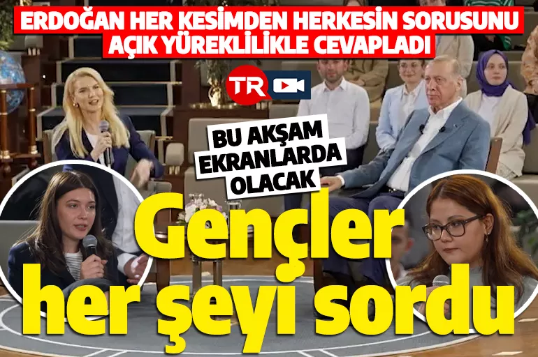 Cumhurbaşkanı Erdoğan sosyal medyadan paylaştı: Gençler sordu ben cevapladım!