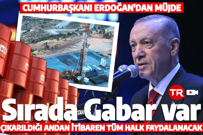Cumhurbaşkanı Erdoğan vatandaşlara müjdeyi böyle duyurdu: Sırada Gabar var!