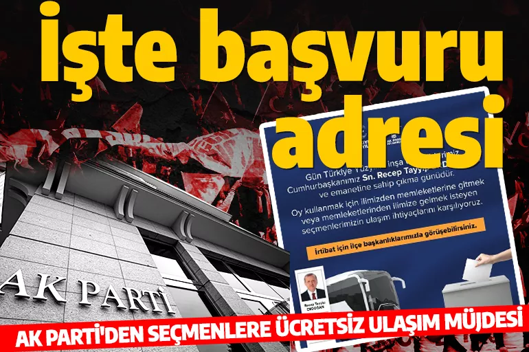 İstanbul'da oy kullanacaklar dikkat! AK Parti'den seçmenlere ücretsiz ulaşım desteği
