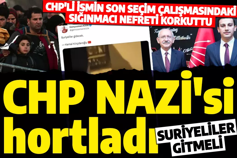 Nefretleri hız kesmiyor! CHP'li ismin son seçim çalışması NAZİ Almanya'sını hatırlattı!