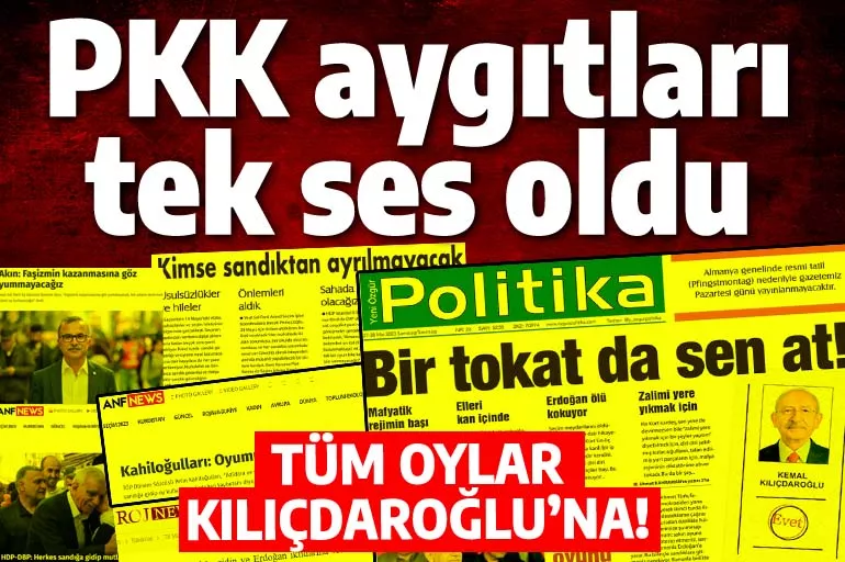 PKK aygıtlarında 'Bay Kemal' manşetleri: Sandığa gidin ve Erdoğan'ı devirin