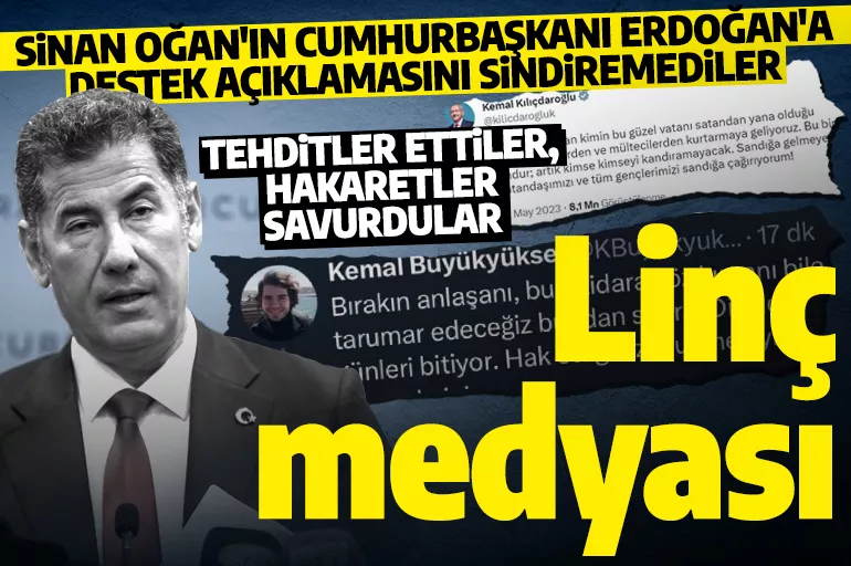 Sinan Oğan, Cumhurbaşkanı Erdoğan'a desteğini açıkladı muhalefet ve yandaşları çıldırdı: Sosyal medyadan linç manzaraları!