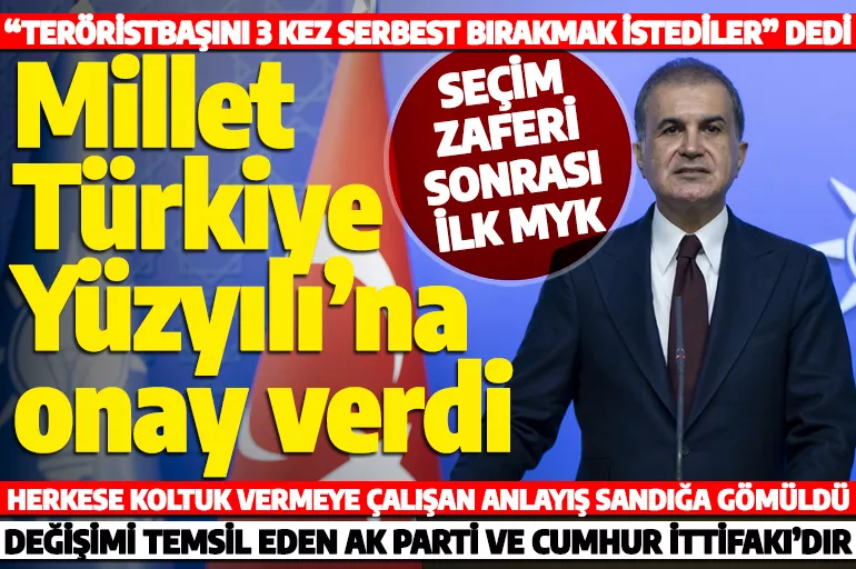 Son dakika... AK Parti'de seçim sonrası ilk MYK toplantısının ardından Ömer Çelik'ten önemli açıklamalar