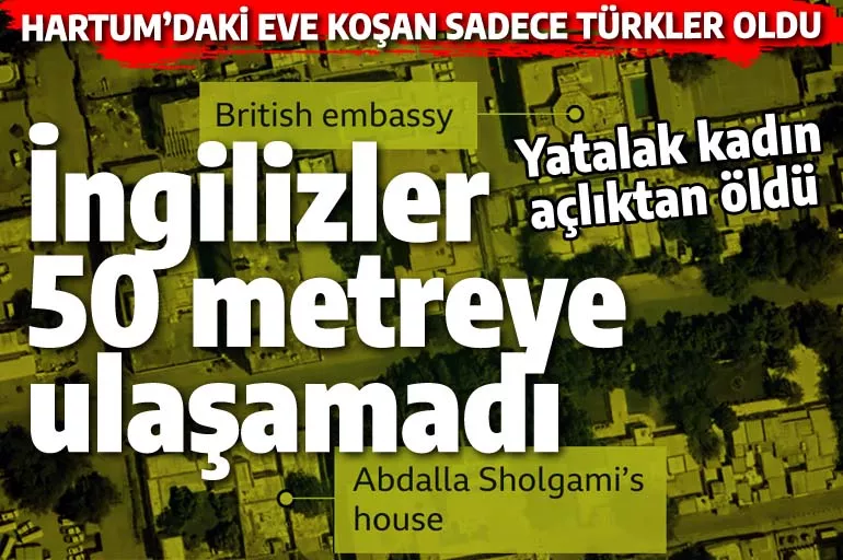 Türklerden yardım istediler: İngiltere 50 metre uzaktaki evden kendi vatandaşını kurtaramadı