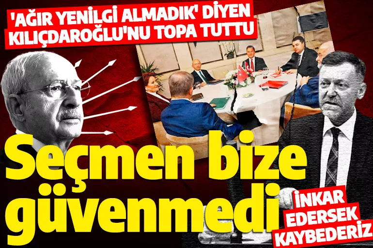 CHP'li isim 'Ağır yenilgi almadık' diyen Kılıçdaroğlu'nu topa tuttu