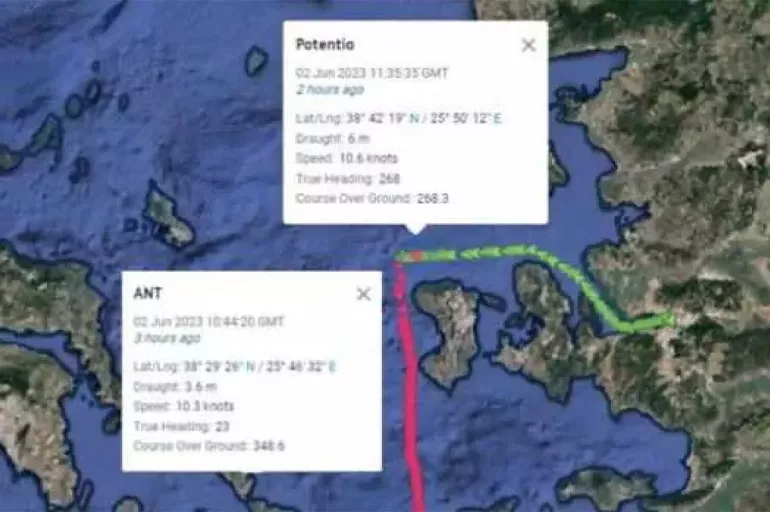 Ege'de deniz kazası: 13 Türk personeli bulunan gemi Singapur bayraklı gemi ile çatıştı!