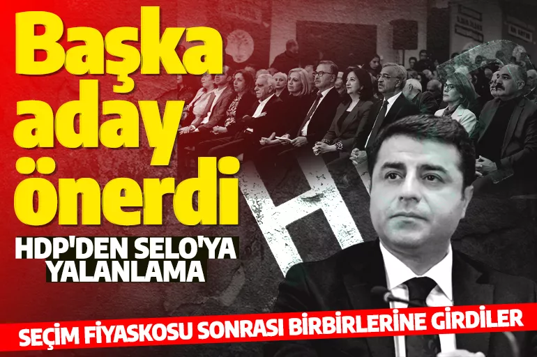 HDP'de ortalık karıştı Demirtaş yalanlandı: Başka birini önerdi