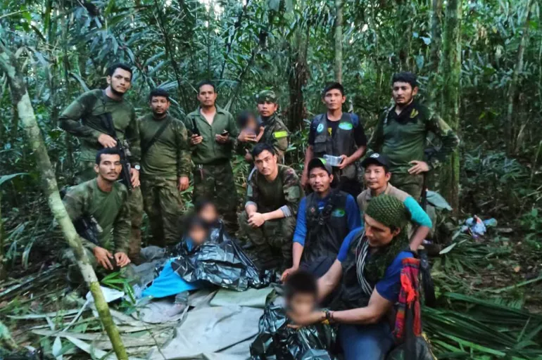 Kolombiya'da mucize haber: 40 gün önce düşen uçaktaki 4 çocuk sağ bulundu