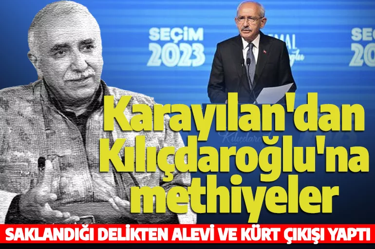 PKK elebaşı Karayılan saklandığı delikten konuştu! Bölücü diliyle 'Alevi ve Kürt' çıkışı yaptı!