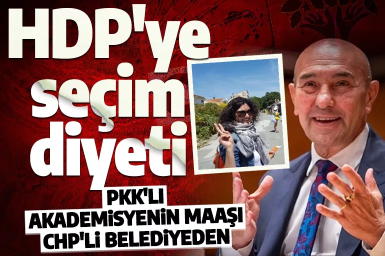 PKK'lı akademisyenin maaşı CHP'li Tunç Soyer'den