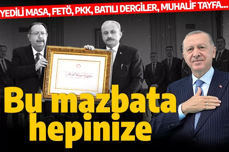 Son dakika: Cumhurbaşkanı Seçimi kesin sonuçları açıklandı! Erdoğan için hazırlanan mazbata Şentop'a sunuldu