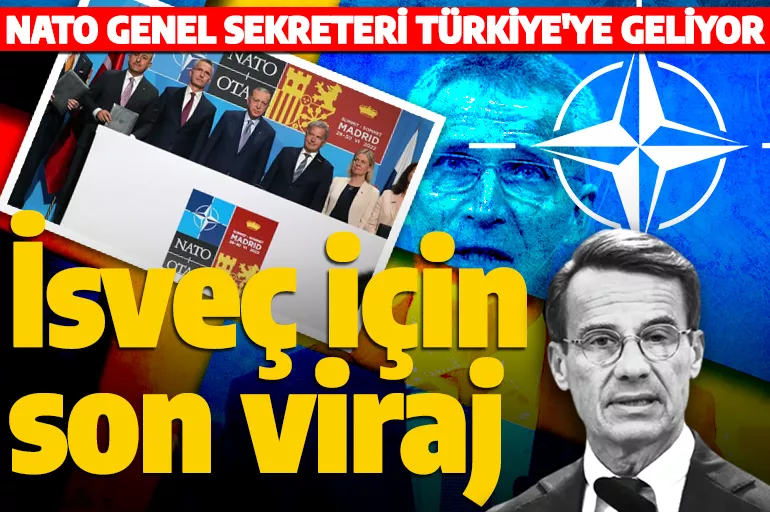 Son dakika: NATO Genel Sekreteri, Erdoğan'la görüşmek için Türkiye'ye geliyor!