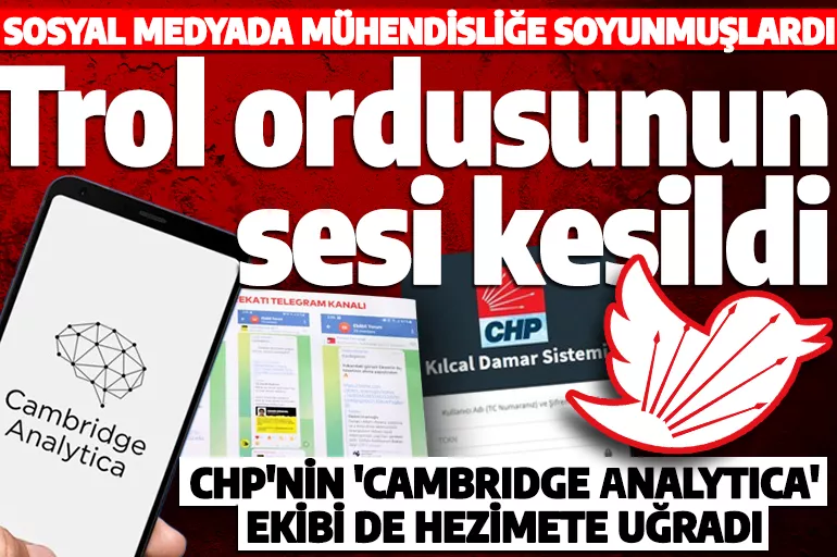 Sosyal medyada mühendisliğe soyunmuşlardı! CHP'nin 40 bin kişilik trol ağının seçimden sonra  etkileşimi azaldı!