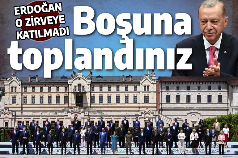 Tarihi kaleye Erdoğan gitmeyince toplantının etkisi sıfıra düştü: Yüksek profilli zayiat...
