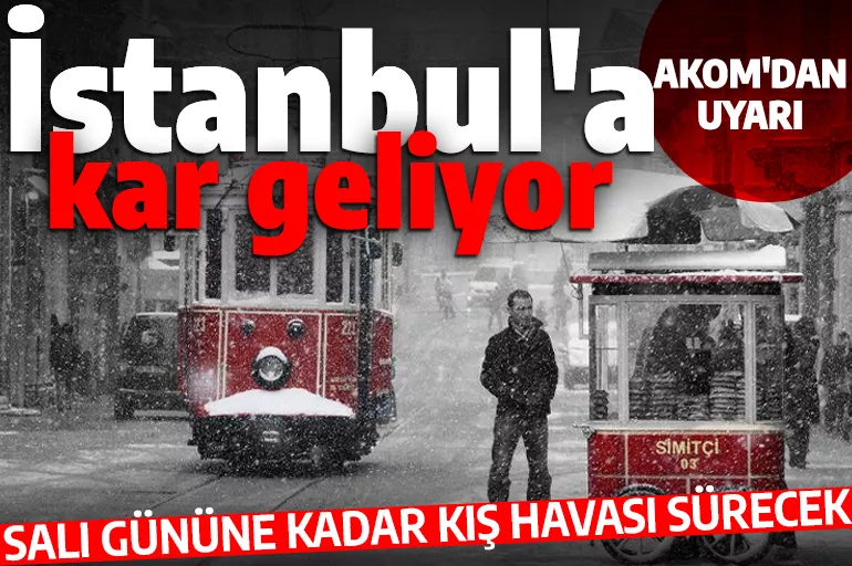 AKOM'dan İstanbullulara uyarı, 2-27 Kasım hava durumu, kar yağışı yolda! Megakente ne zaman kar yağacak?