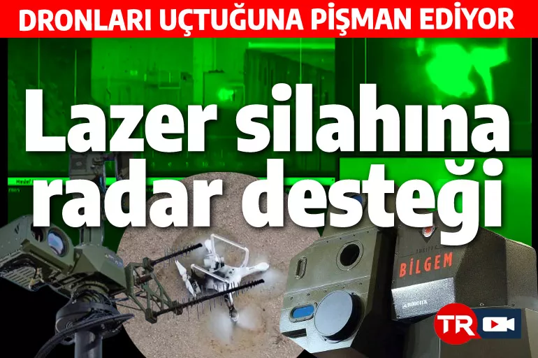 BMC KİRPİ'nin lazer silahına öyle bir radar geldi ki! Düşman dronlarını uçtuğuna pişman ediyor