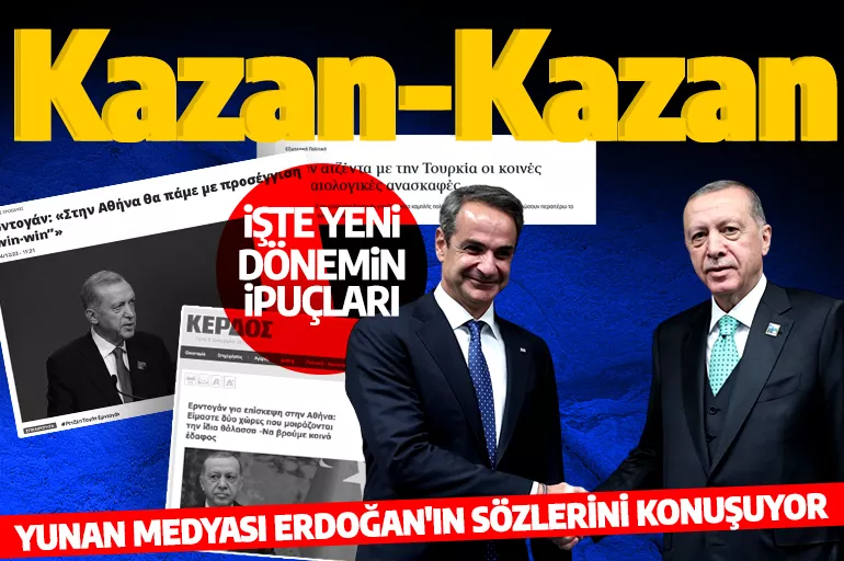 Cumhurbaşkanı Erdoğan'ın 'Umarım Yunanistan ile yeni bir dönem başlar' sözleri komşu medyasında