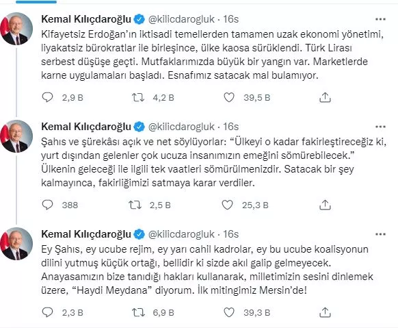 AK Parti'li Hamza Dağ'dan Kemal Kılıçdaroğlu'na tepki: Elinizden geleni ardınıza koymayın