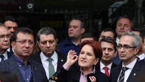 Partisine kurşun isabet eden Akşener'in oy istemesi tepki çekti