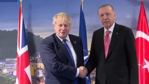 Cumhurbaşkanı Erdoğan Boris Johnson ile görüştü