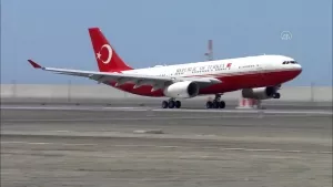 Cumhurbaşkanı Erdoğan Rize-Artvin Havalimanı'na indi