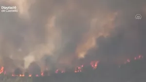 İspanya'da söndürülemeyen yangınlar tehdit saçıyor