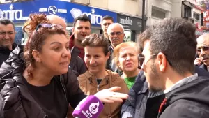 Sokak röportajında AK Partililere skandal tehdit: İzmir'de işiniz yok burası Atatürkçülerin