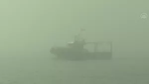 İstanbul Boğazı'nda sis! Gemi trafiği durdu