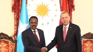 Cumhurbaşkanı Erdoğan, Somali Cumhurbaşkanı Farmajo ile bir araya geldi
