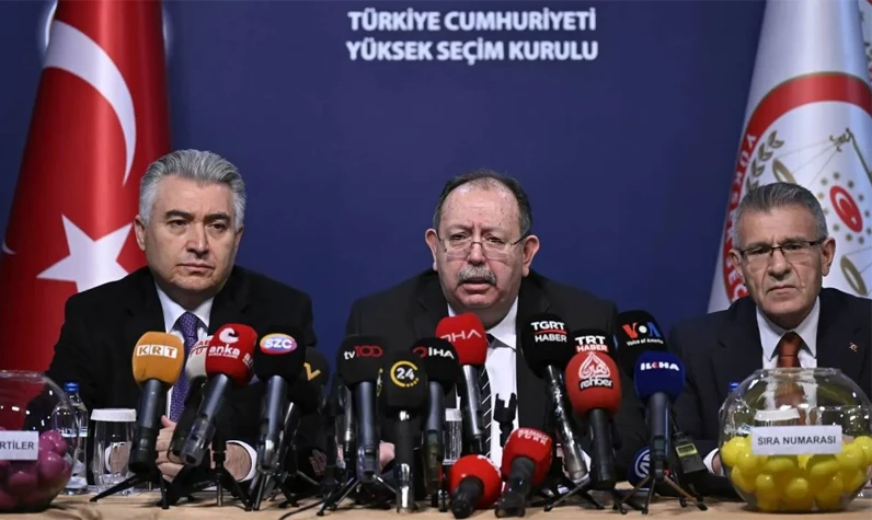 YSK'dan CHP ve Zafer Partisi'ne ret: Kura çekimine itiraz etmişlerdi