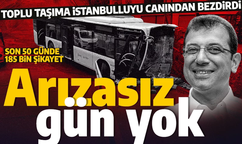 İETT'nin sorunsuz günü yok! İstanbul'da yolda kalan otobüsleri itmek vatandaşın görevi oldu! İşte İstanbullu'nun 5 yıllık yol çilesi...