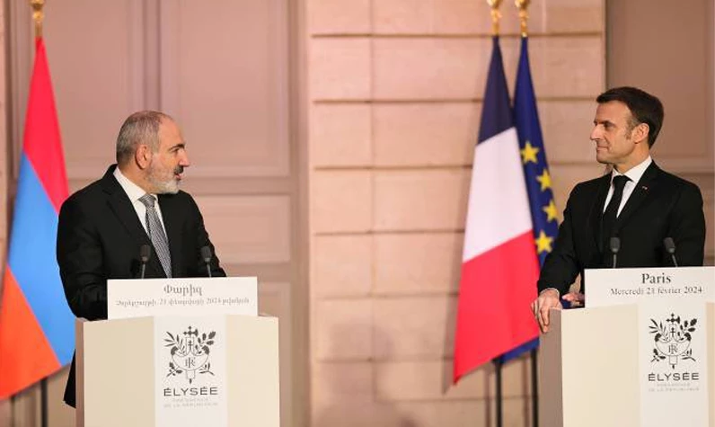 Paşinyan Paris'te: Fransa, Ermenistan'ı silahlandırmaya devam edecek