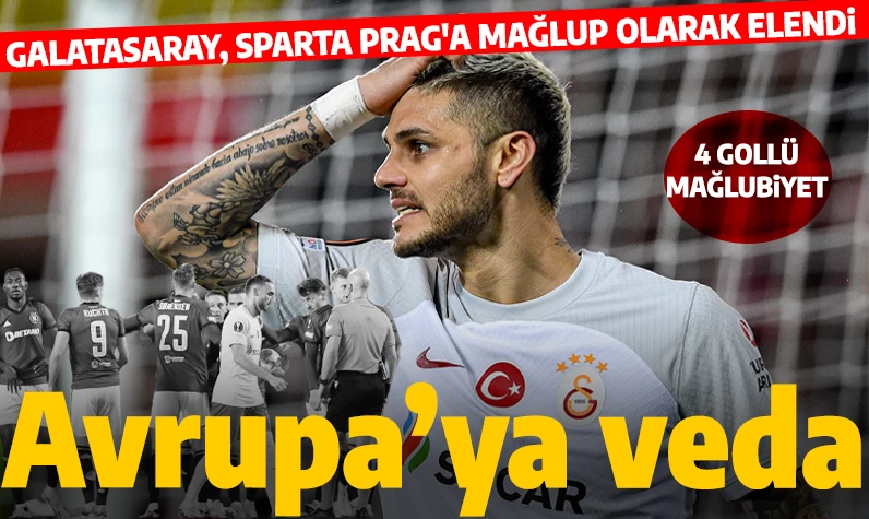 Son dakika... Galatasaray'dan Avrupa'ya veda: Sparta Prag-GS maçının geniş özeti