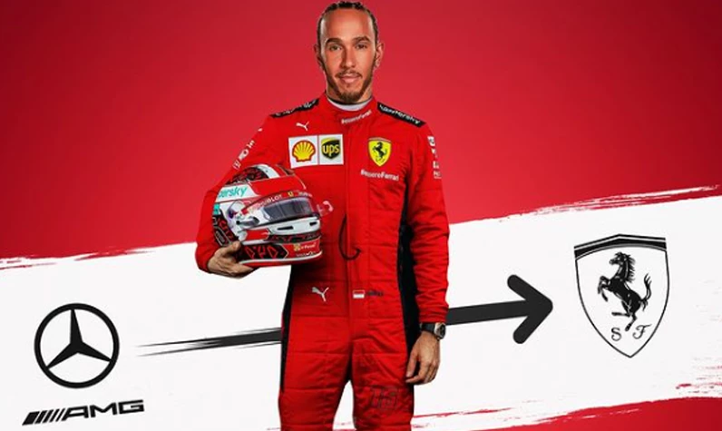 Formula 1'de dev imza! Hamilton direksiyonu Ferrari'ye kırdı