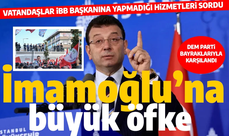 Gittiği yerlerde tepkiyle karşılanıyor: İBB Başkanı İmamoğlu'na Çekmeköy ve Sancaktepe'de büyük öfke
