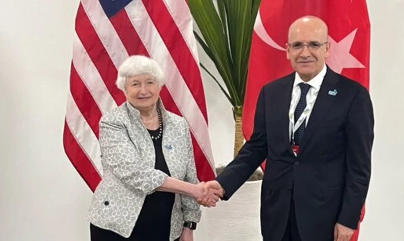 Bakan Şimşek, ABD'li mevkidaşı Yellen ile görüştü: İki dikkat çeken konu ayrıca ele alındı!