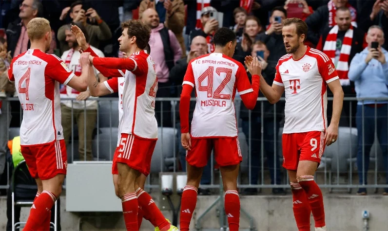 Bayern Münih, Mainz'ı 8'lik yaptı: Harry Kane'den hat-trick